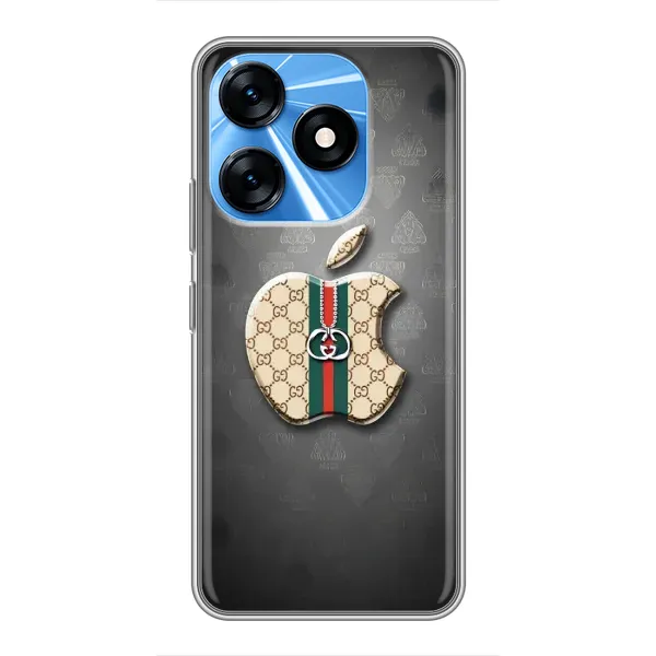 Чохол з принтом «Apple gucci» для TECNO Spark 10