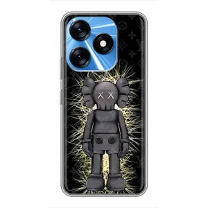 Чехлы для TECNO Spark 10 - Bearbrick Louis Vuitton (PREMIUMPrint) (Bearbrick LV)
