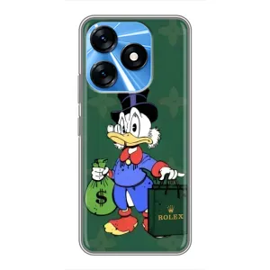 Чехли для TECNO Spark 10 - Скрудж МакДак Louis Vuitton (PREMIUMPrint) (Богата Утка)
