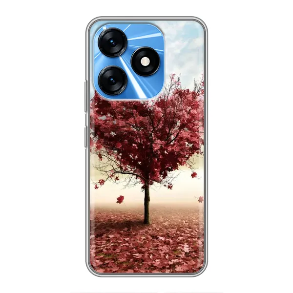 Чохол з принтом «Дерево серце» для TECNO Spark 10
