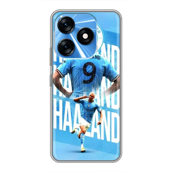 Чехол с принтом «Erling Haaland» для TECNO Spark 10