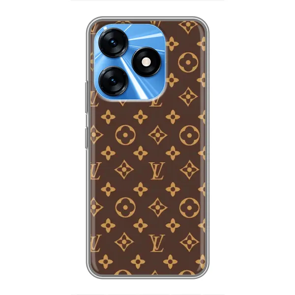 Чехол с принтом «фон LOUIS VUITTON» для TECNO Spark 10