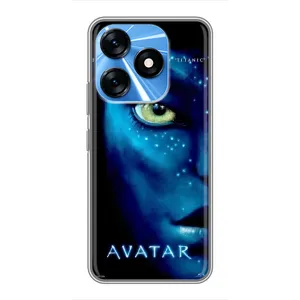Чехлы с фильма АВАТАР для TECNO Spark 10 (AlphaPrint) (глаз Аватара)