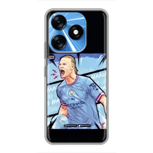 Чохли з футболістом Ерлінг Холанд для TECNO Spark 10 (AlphaPrint) (гол Ерлінг Холанд)