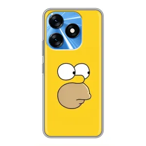 Чjхол з Сімпсонами для TECNO Spark 10 (VPrint) (Гомер)