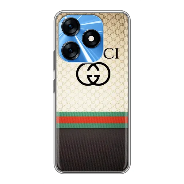 Чохол з принтом «GUCCI стиль» для TECNO Spark 10