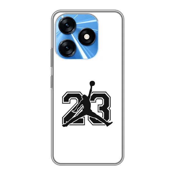Чехол с принтом «Jordan 23» для TECNO Spark 10 Чехол с принтом «Jordan 23» для TECNO Spark 10