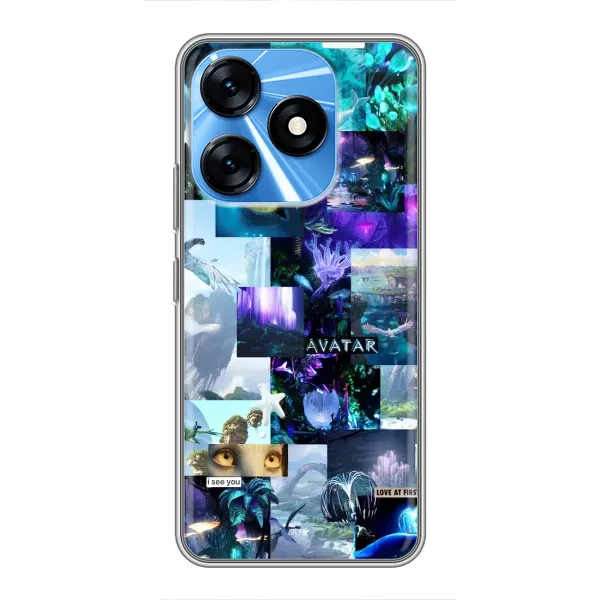 Чехол с принтом «коллаж Аватар» для TECNO Spark 10 Чехол с принтом «коллаж Аватар» для TECNO Spark 10