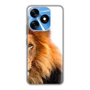 Чехлы с картинками животных TECNO Spark 10 (Лев грива)