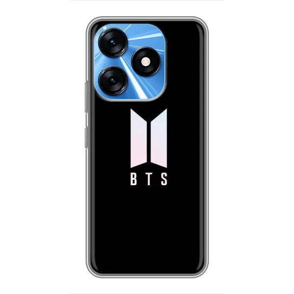 Чехол с принтом «Лого BTS» для TECNO Spark 10 Чехол с принтом «Лого BTS» для TECNO Spark 10