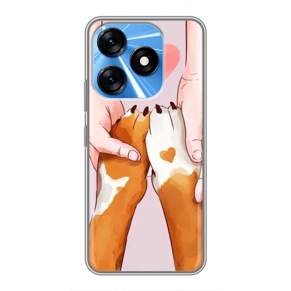 Чехол с принтом «Любовь к собакам» для TECNO Spark 10 Чехол с принтом «Любовь к собакам» для TECNO Spark 10