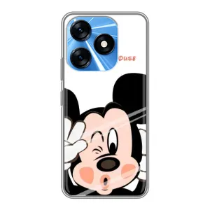 Эксклюзивный чехол для TECNO Spark 10 (AlphaPrint - Мультяшные)