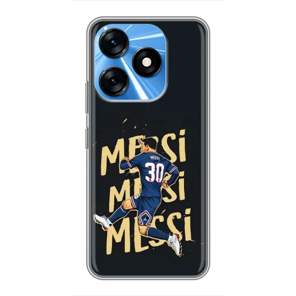 Чехол с принтом «Messi ПСЖ» для TECNO Spark 10