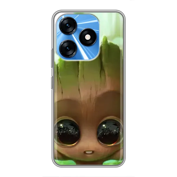 Чехол с принтом «Милый Грут» для TECNO Spark 10 Чехол с принтом «Милый Грут» для TECNO Spark 10