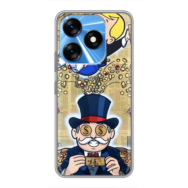 Чехол с принтом «Монополия Мен» для TECNO Spark 10