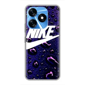 Чохол для TECNO Spark 10 - з принтом Найк (AlphaPrint) (Найк принт)
