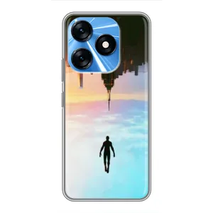 Чохол з людиною павуком для TECNO Spark 10 - (AlphaPrint) (Людина павук)