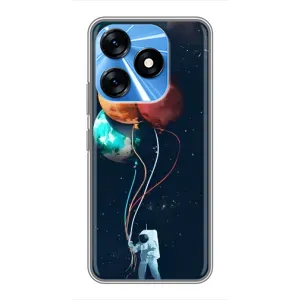 Космические Чехлы для Техно Спарк 10 (VPrint) (Планеты шарики)
