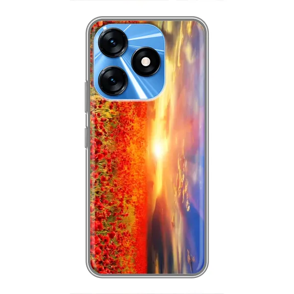 Чехол с принтом «Поле тюльпанов» для TECNO Spark 10 Чехол с принтом «Поле тюльпанов» для TECNO Spark 10