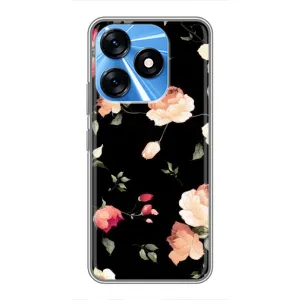 Чехлы с Цветами для TECNO Spark 10 (VPrint) (Розочки)