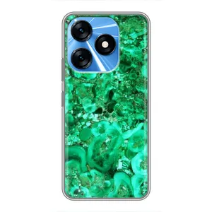 Мраморний чехол на TECNO Spark 10 (VPrint) (Салатовий Мрамор)