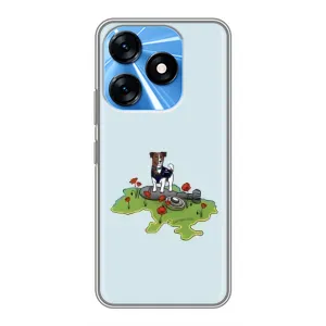 Чехлы с картинкой собаки Патрон для TECNO Spark 10 (AlphaPrint) (Сапер Пес)