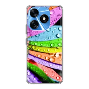 Чехлы (ART) Цветы на TECNO Spark 10 (VPrint) (Семицветик)