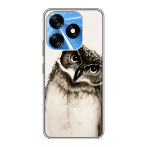 Чохол з принтом «Сова» для TECNO Spark 10
