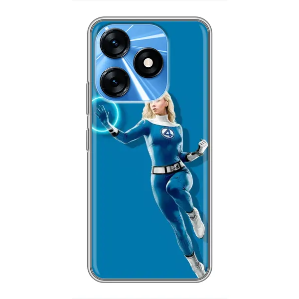 Чехол с принтом «Сью Сторм полет» для TECNO Spark 10 Чехол с принтом «Сью Сторм полет» для TECNO Spark 10