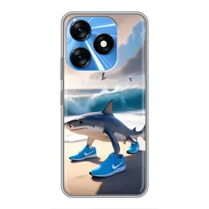 Чехол с мемом Тралалело тралала на TECNO Spark 10