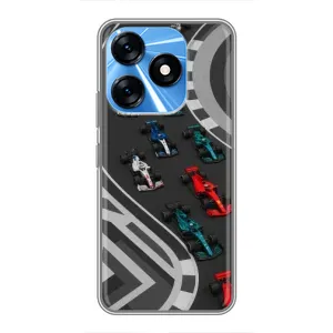 Чохол Формула1 на TECNO Spark 10 (Траса Ф1)