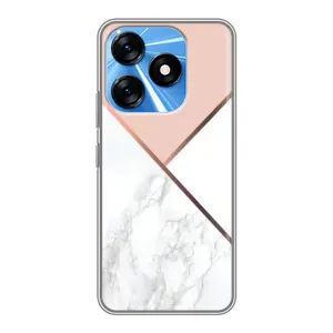 Мраморний чехол на TECNO Spark 10 (VPrint) (Тройний мрамор)