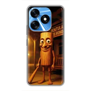 Чехол с мемом Тралалело тралала на TECNO Spark 10 (Тунг тунг сахур)