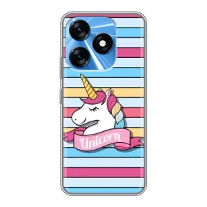 Чохол для ТЕКНО Спа́рк 10 - (Єдинорожки - Новинки) (AlphaPrint) (Unicorn)