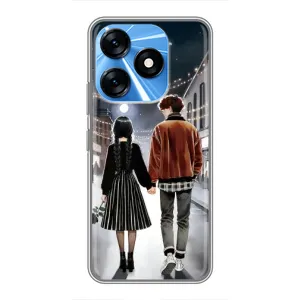 Чохол з дизайном Венздей 2 на TECNO Spark 10 (Венздей та Тайлер)