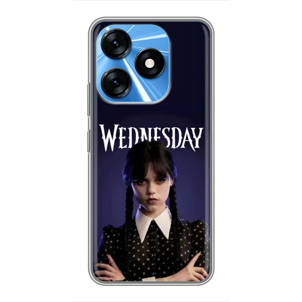 Чохол з принтом «Wednesday» для TECNO Spark 10