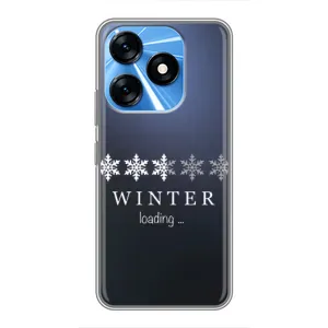 Зимні Чохли для ТЕКНО Спа́рк 10 - прозорий фон (Winter loading)