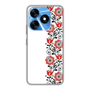 Чехол для Патриота Украины TECNO Spark 10 - (AlphaPrint) (Яркая вишиванка)