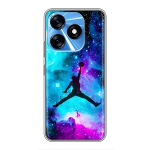 Чохли для TECNO Spark 10 - з картинкою JORDAN (AlphaPrint) (Яскравий Джордан)