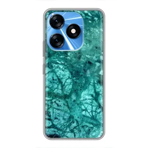 Мраморний чехол на TECNO Spark 10 (VPrint) (Зелений мрамор)