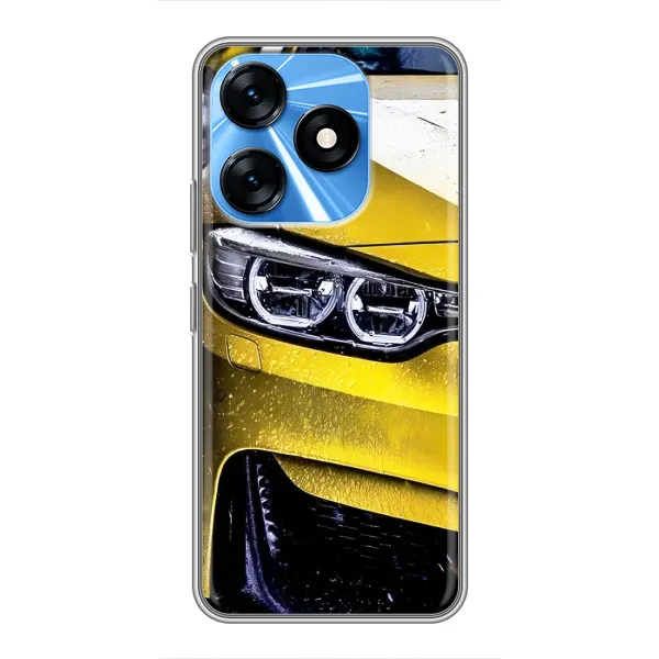 Чехол с принтом «Желтая машина» для TECNO Spark 10