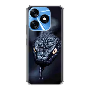 Чохол з картинкою 'Хижаки' для TECNO Spark 10 (Чорна змія)