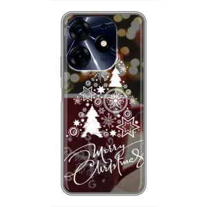 Рождественские Чехлы для TECNO Spark 10c (VPrint) (Елочка узорная)
