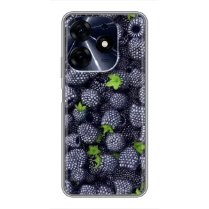 Чехлы с Фруктами для TECNO Spark 10c (VPrint) (Ежевика)