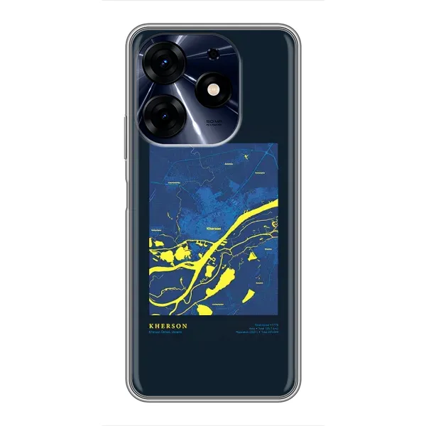 Чехол с принтом «Херсон» для TECNO Spark 10c