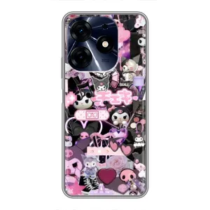 Чехол с кроликом Куроми на TECNO Spark 10c (Коллаж Куроми)