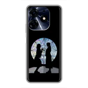 Чехлы Венсдей на TECNO Spark 10c Уэнсдей (AlphaPrint) (комната Уэнздей)