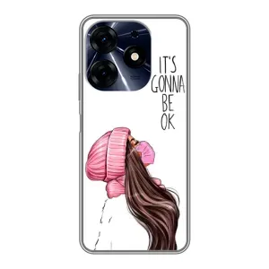 Чехол с печатью для TECNO Spark 10c - (Мода) (AlphaPrint) (Коронавирус)