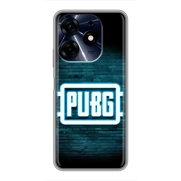 Чохол з принтом «Лого PUBG» для TECNO Spark 10c Чохол з принтом «Лого PUBG» для TECNO Spark 10c