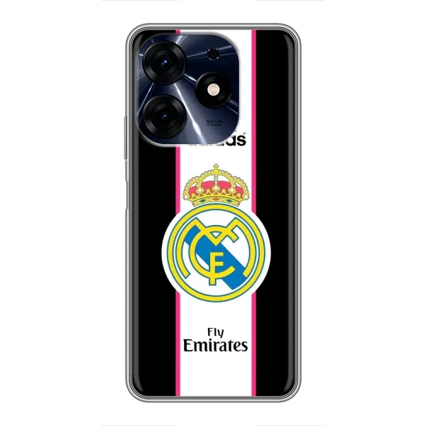 Чохол з принтом «лого Real Madrid» для TECNO Spark 10c Чохол з принтом «лого Real Madrid» для TECNO Spark 10c
